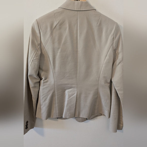 Banana Republic Women’s Cotton Blend Blazer, Khaki - Size 4 - Picture 5 of 6